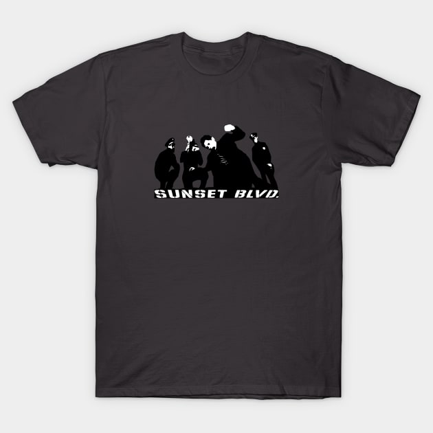 Sunset Blvd T-Shirt by bernatc